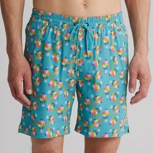 NWT Hurley Rainbow Palm Tree Volley Swim Board Shorts Men's size 38